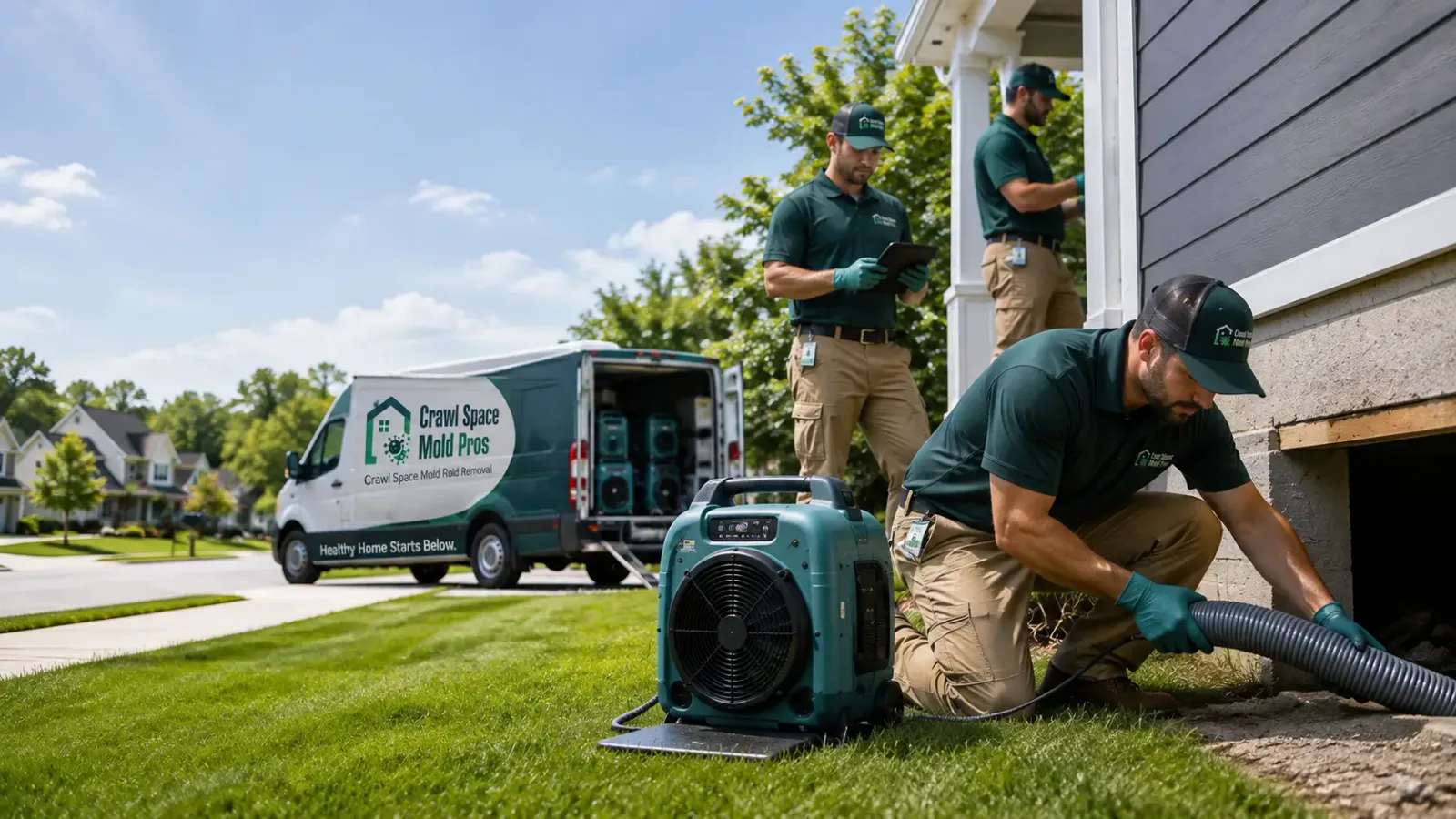 Crawl Space Mold Removal in Michigan City, IN